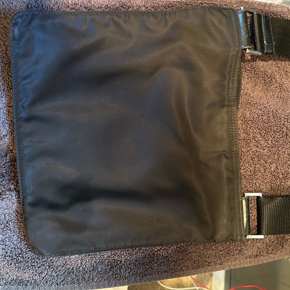 Prada - Authentic - Nylon/Canvas Messenger Crossbody -black - Picture 13 of 14